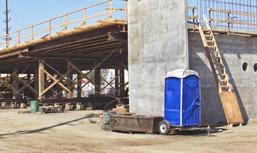 worry-free relief for construction site workers with these reliable portable restrooms