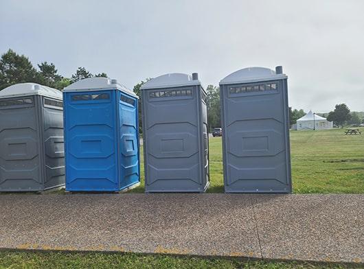 our crew routinely cleans and maintains the event restrooms throughout the period of your event to ensure they're always in pristine condition